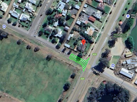 Tongs Street intersection.png